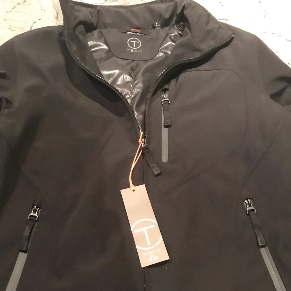 NWT | TUMI Microtech Water-Resistant Performance Jacket | Men's Lightweight - Picture 4 of 7